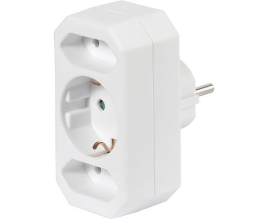 Vivanco adapteris 2xEuro + 1xSchuko (17462)