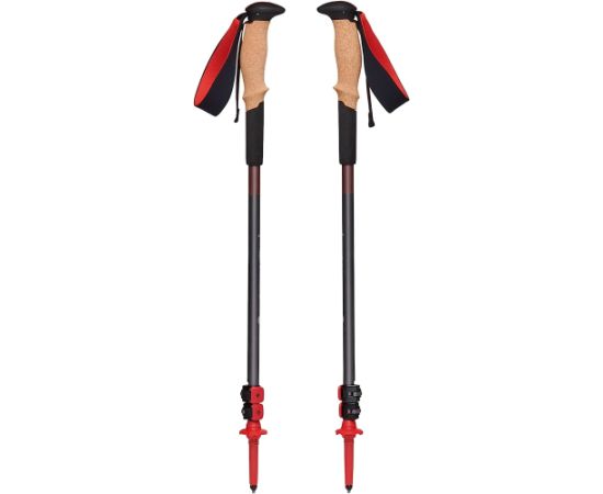 Black Diamond trekking poles Pursuit Shock S/M, fitness device (grey/red, 1 pair, 110-125 cm)