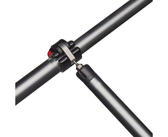 Black Diamond Pursuit Shock M/L trekinga nūjas (pelēkas/sarkanas, 1 pāris, 125-140 cm).