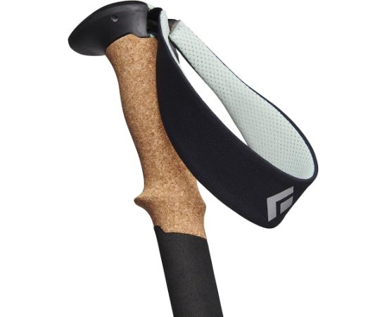 Black Diamond Pursuit FLZ M/L trekinga nūjas (melni/zaļas, 1 pāris, 125-140 cm)