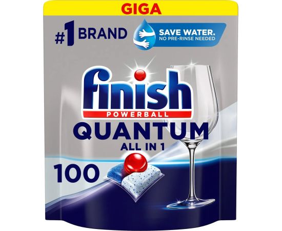 Finish Quantum All-in-1 trauku mazgājamās mašīnas kapsulas 100gab