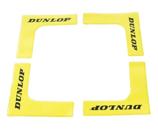 Corners for tennis court DUNLOP 8pcs yellow