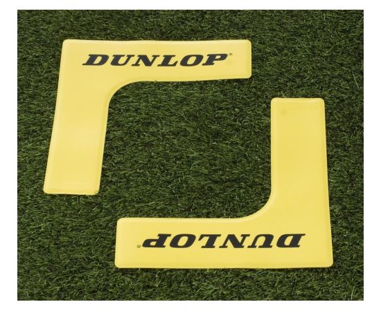 Corners for tennis court DUNLOP 8pcs yellow