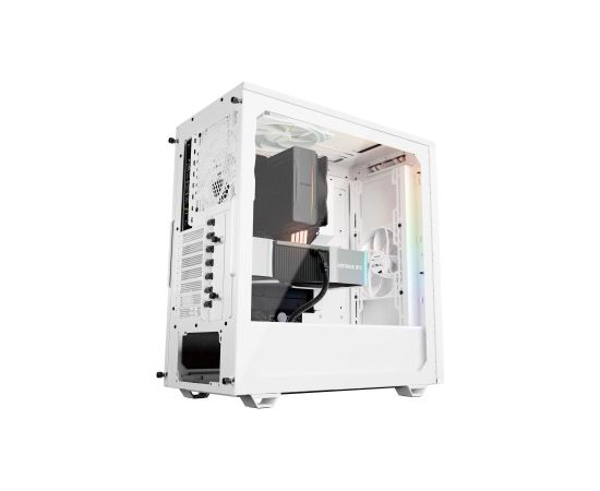 Be Quiet! Case BE QUIET PURE BASE 501 DX MidiTower Case product features Transparent panel Not included ATX MicroATX MiniITX Colour White BGW77