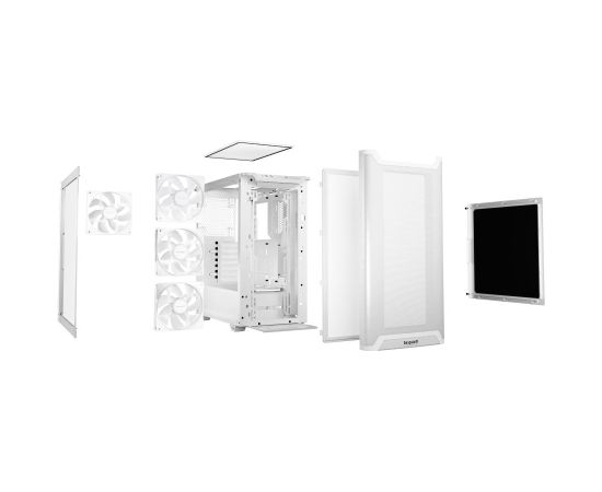 Be Quiet! Case BE QUIET PURE BASE 501 LX MidiTower Case product features Transparent panel Not included ATX MicroATX MiniITX Colour White BGW79