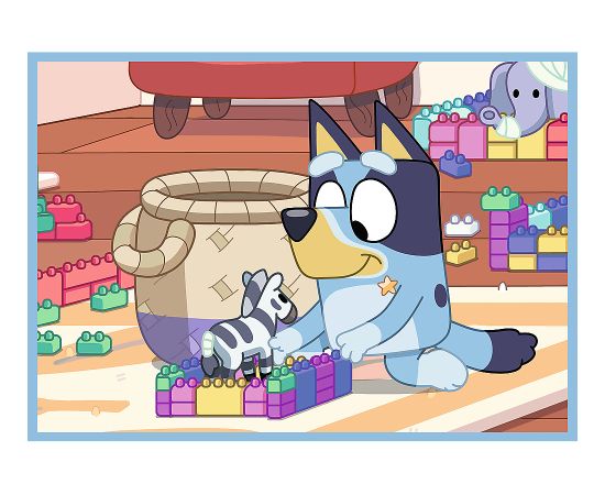 TREFL BLUEY Pužļu komplekts 4in1