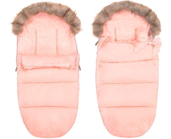 Спальный мешок Springos SB0017, 4-в-1, для коляски, санок и люльки, розовый