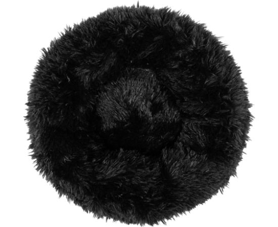 Лежанка для собаки Springos PA0161, 40 см, плюшевая, черная