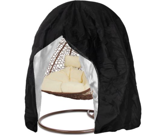 Karājošā krēsla pārsegs Springos HC0035, 250x260 cm, melns Virtuves krēsli