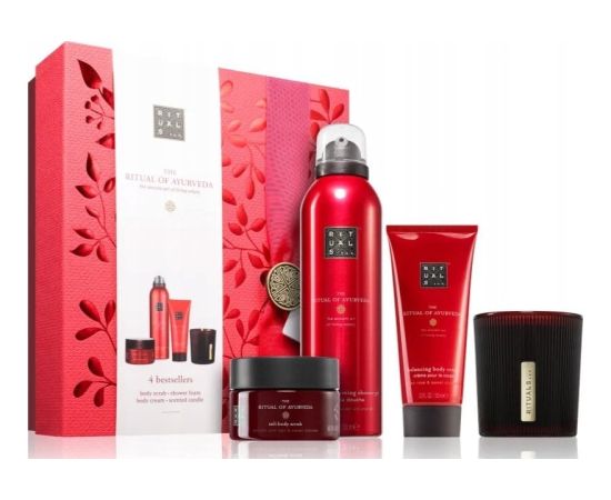 Rituals RITUALS SET (THE RITUAL OF AYURVEDA BODY CREAM 200ML + CANDLE 140G + MINI FRAGRANCE STICKS + SHOWER GEL 200ML) Парфюмерные наборы