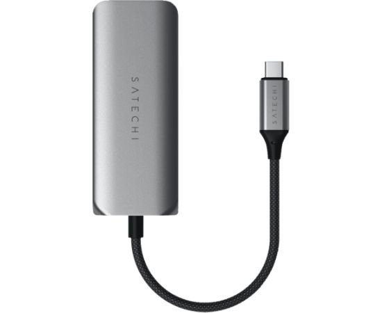 SATECHI 4-in-1 USB-C Hub with 2.5 Gigabit Ethernet - Space Gray