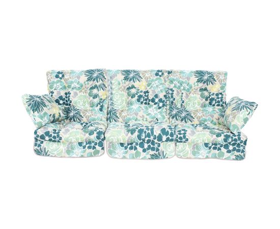 Cushion swings ROMA 108x56x10cm, light floral, 3pc