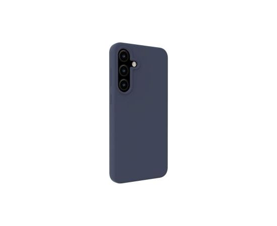 Evelatus Samsung  Galaxy S25 Premium Magnetic Soft Touch Silicone Case Dark Blue