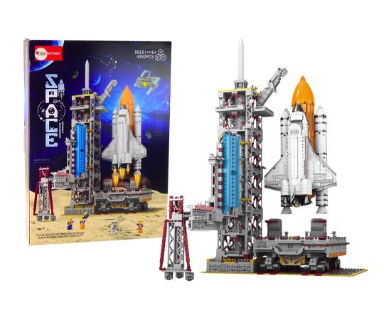Leantoys Building Block Set Space Station Rocket Satellites 4392 El