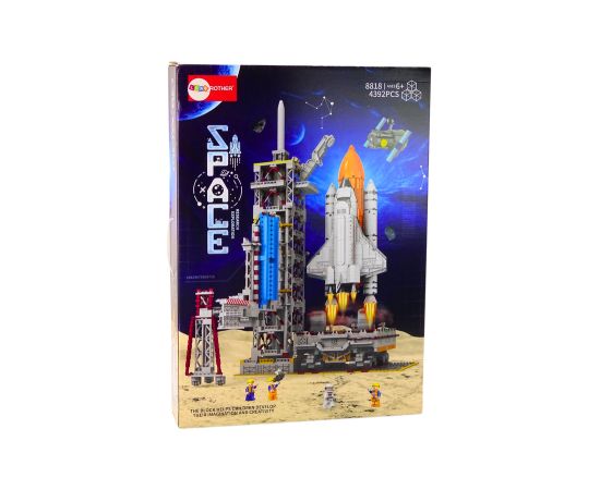 Leantoys Building Block Set Space Station Rocket Satellites 4392 El
