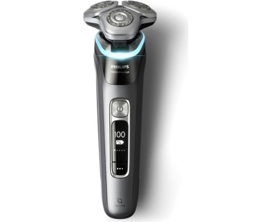 PHILIPS XP9202/10 i9000 Prestige Ultra Elektroskuveklis mitrai/sausai skūšanai (lādējams), Tumšs šīferis