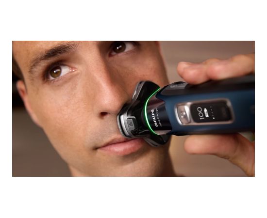 PHILIPS XP9201/33 i9000 Prestige Ultra Elektroskuveklis mitrai/sausai skūšanai (lādējams), Mystic Aqua