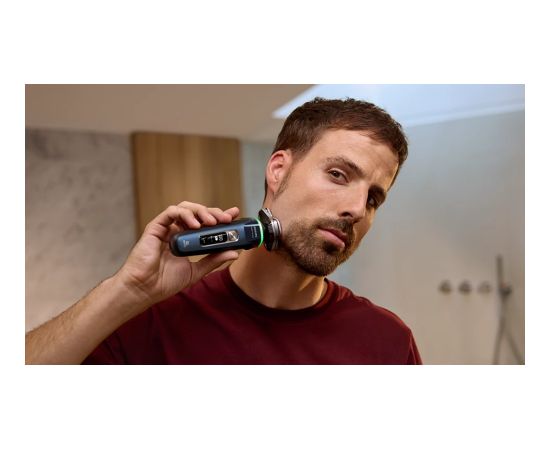 PHILIPS XP9201/33 i9000 Prestige Ultra Elektroskuveklis mitrai/sausai skūšanai (lādējams), Mystic Aqua