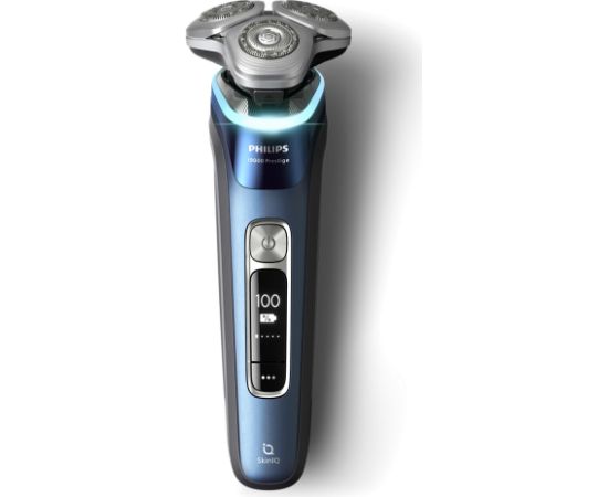 PHILIPS XP9201/33 i9000 Prestige Ultra Elektroskuveklis mitrai/sausai skūšanai (lādējams), Mystic Aqua