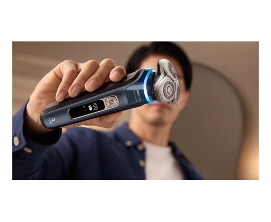 PHILIPS XP9201/33 i9000 Prestige Ultra Elektroskuveklis mitrai/sausai skūšanai (lādējams), Mystic Aqua