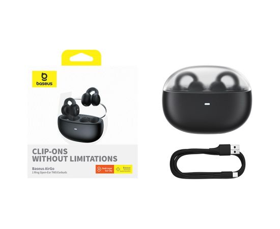 Baseus AirGo 1 Ring Headset True Wireless Stereo (TWS) In-ear Calls/Music Bluetooth Black