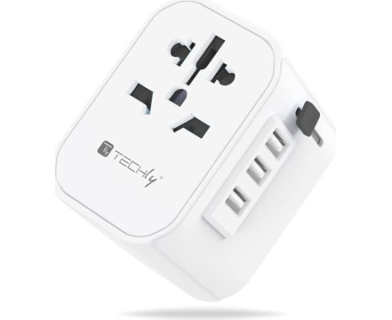 Techly I-TRAVEL-09TYWH mobile device charger White
