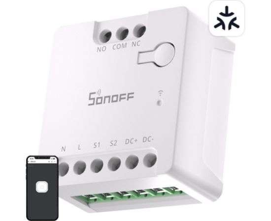 SONOFF MINI-D Smart WiFi Matter Switch (AC/DC 12-48V, dry contact)