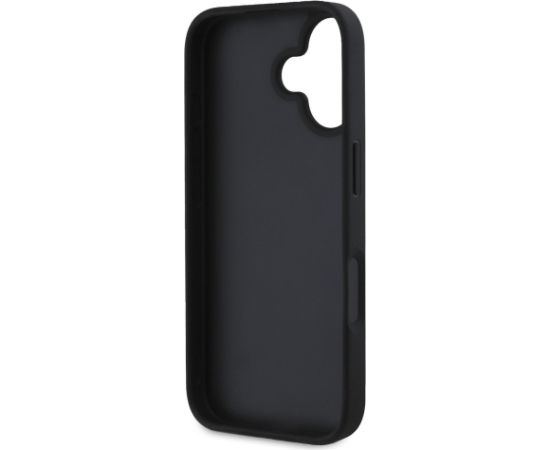 Guess PU Grained 4G Metal Logo Case Aizsargapvalks priekš Apple iPhone 16