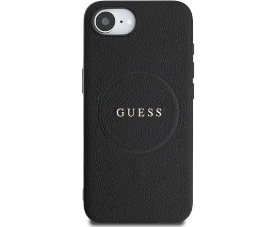 Guess PU Grained Classic Logo MagSafe Case Aizsargapvalks priekš Apple iPhone 16e