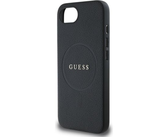 Guess PU Grained Classic Logo MagSafe Case Aizsargapvalks priekš Apple iPhone 16e