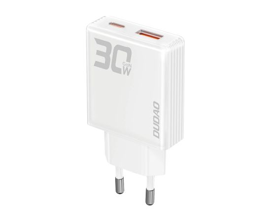 Зарядное устройство GaN Dudao A30EU 30 Вт USB-A | USB-C - белый