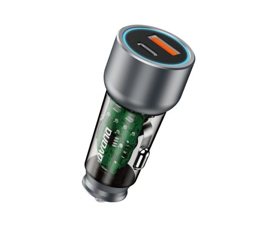 Автомобильное зарядное устройство Dudao R4T 30W USB-A | USB-C серый