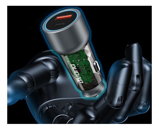 Автомобильное зарядное устройство Dudao R4T 30W USB-A | USB-C серый