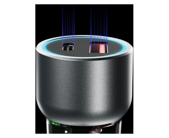 Автомобильное зарядное устройство Dudao R4T 30W USB-A | USB-C серый