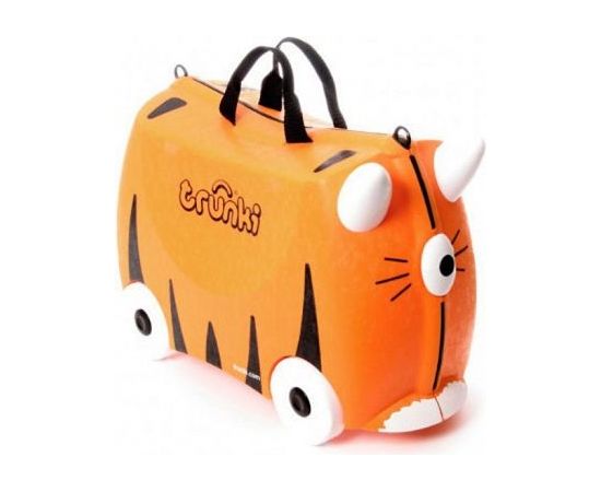 Trunki Terrance Tipu Tiger Ride-On bērnu ceļojumu soma