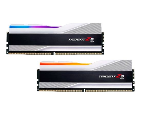 G.Skill DDR5 - 48GB - 8000 - CL - 40 (2x 24 GB) dual kit, RAM (silver, F5-8000J4048F24GX2-TZ5RS, Trident Z5 RGB, INTEL XMP)