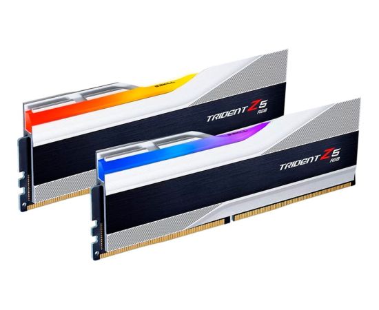 G.Skill DDR5 - 48GB - 8000 - CL - 40 (2x 24 GB) dual kit, RAM (silver, F5-8000J4048F24GX2-TZ5RS, Trident Z5 RGB, INTEL XMP)