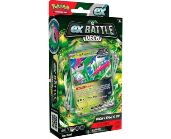 Pokemon Karty Tapu Iron Leaves Ex Battle Deck Galda spēles