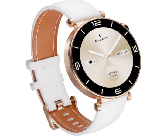 Išmanusis laikrodis su lietuvišku meniu Garett Rose Gold Solid steel