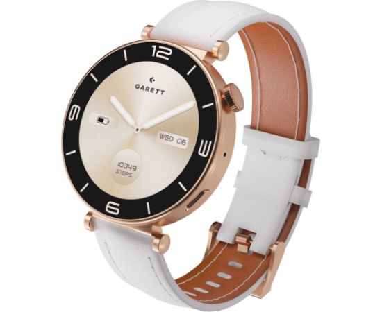 Išmanusis laikrodis su lietuvišku meniu Garett Rose Gold Solid steel