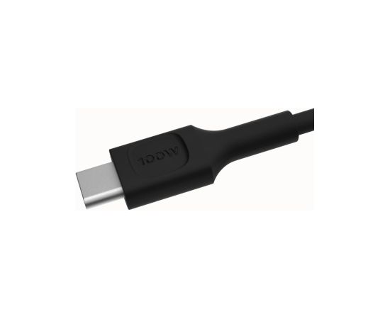Kabelis Green Cell PowerFlex Fast Charging USB Type-C Male - USB Type-C Male 100W Black 1.2m