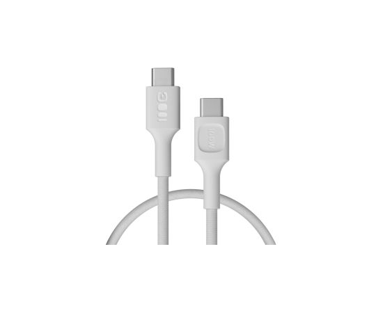 Kabelis Green Cell PowerStream USB Type-C Male - USB Type-C Male 100W White 0.3m