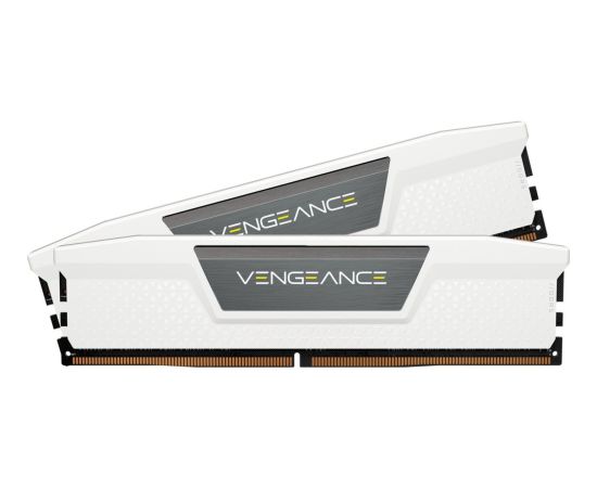 Corsair DDR5 - 32GB - 6400 - CL - 32 (2x 16 GB) dual kit, RAM (white, CMK32GX5M2B6400C32W, Vengeance, INTEL XMP)