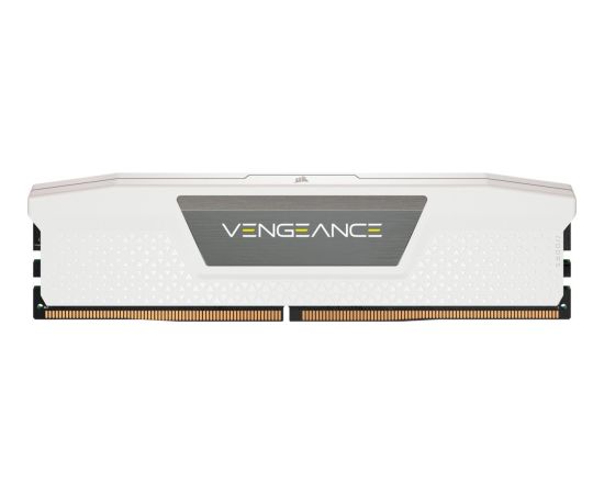 Corsair DDR5 - 32GB - 6400 - CL - 32 (2x 16 GB) dual kit, RAM (white, CMK32GX5M2B6400C32W, Vengeance, INTEL XMP)