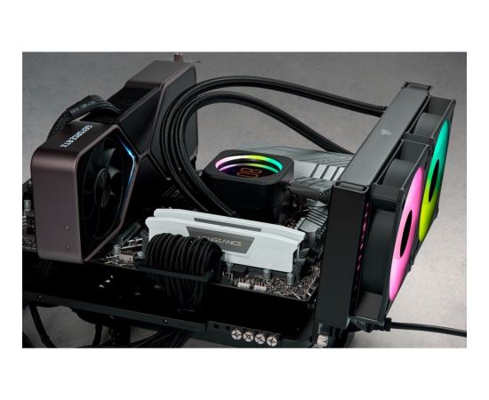 Corsair DDR5 - 32GB - 6400 - CL - 32 (2x 16 GB) dual kit, RAM (white, CMK32GX5M2B6400C32W, Vengeance, INTEL XMP)