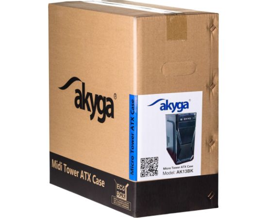 Akyga AK13BK computer case Micro Tower Black