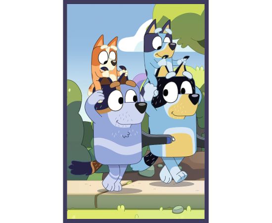 TREFL BLUEY Pužļu komplekts Bluey ģimene, 3x50 gab.