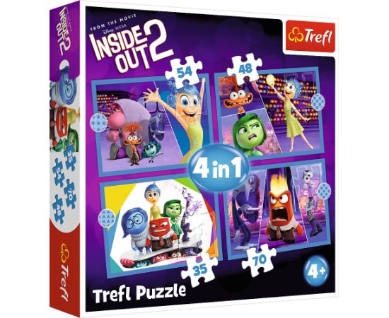 TREFL DISNEY Inside Out 2 Комплект пазлов 4в1