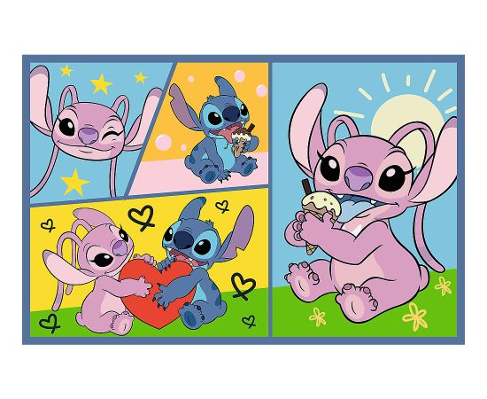 TREFL DISNEY STITCH Pužļu komplekts Ar Stitch nav garlaicīgi, 2x70 gab.