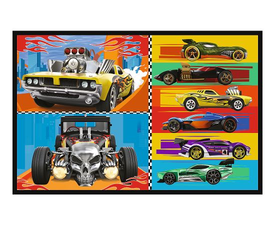 TREFL HOT WHEELS Pužļu komplekts Rotaļu automašīnas, 2x70 gab., 2 x 70 gab.